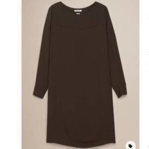 ARITZIA Babaton Long Sleeve Fairman  Dress Tuscan Olive‎ Small